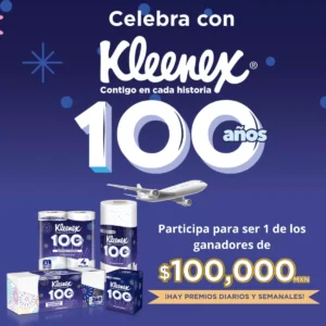 Promoción Sorteo Kleenex 100 años