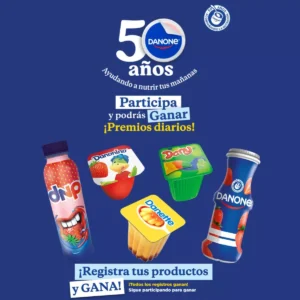 Promoción Sorteo Danone 50 Años Ayudando a Nutrir Tus Mañanas